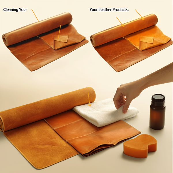 3. cleaning your leather products