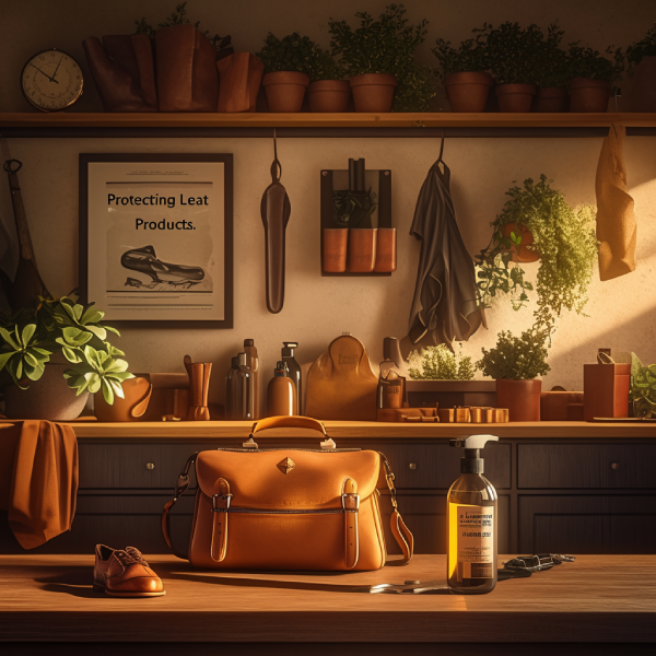 5. protecting leather products