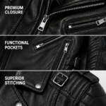 zippered cuffs