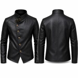 black leather