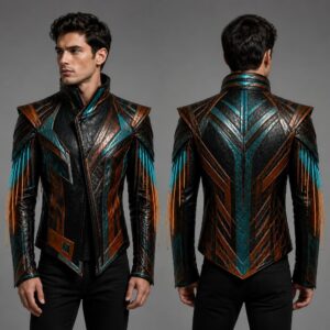 high collar jacket