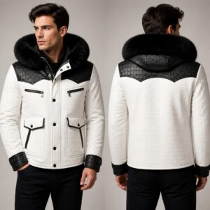 mens hooded coat